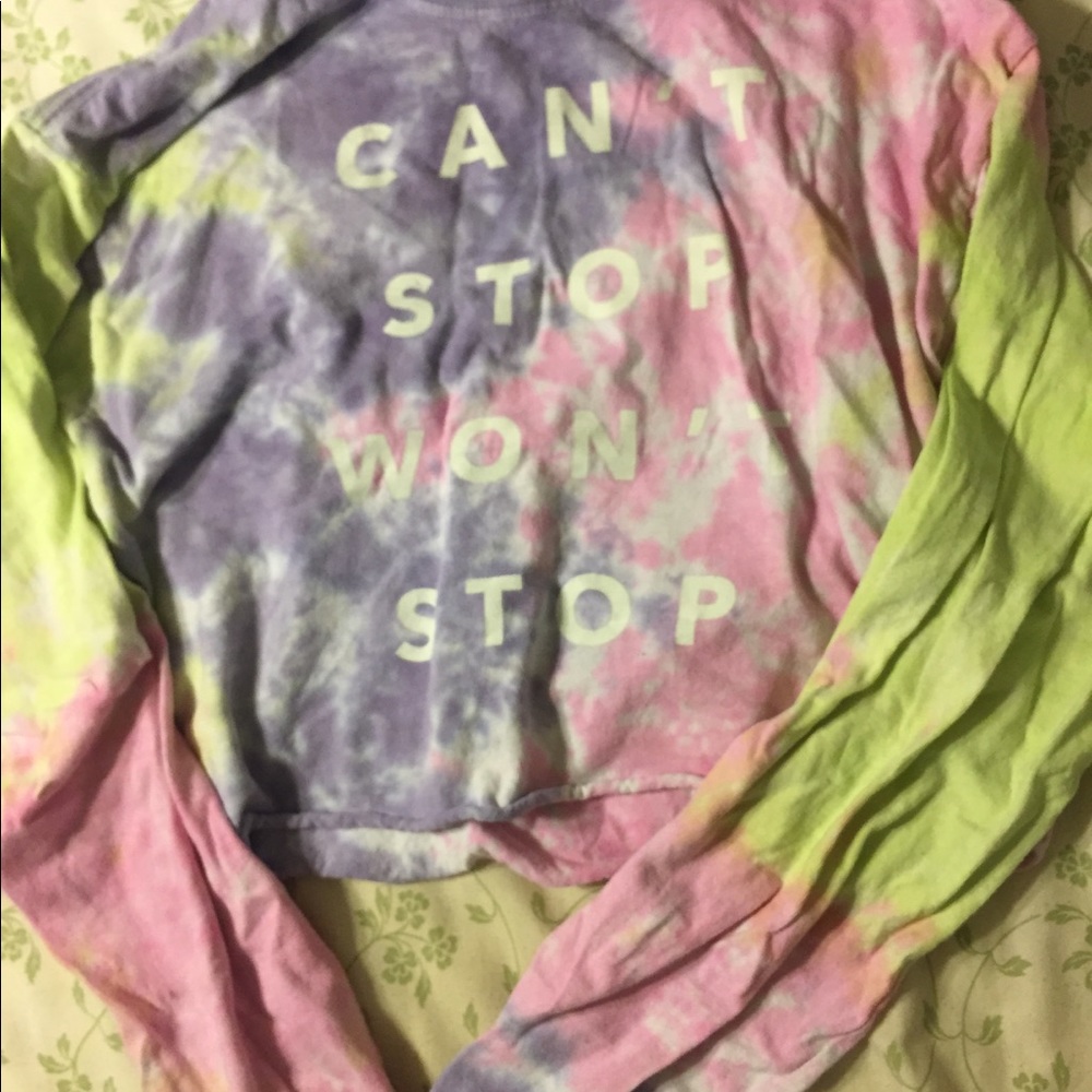 Tie dye crop top